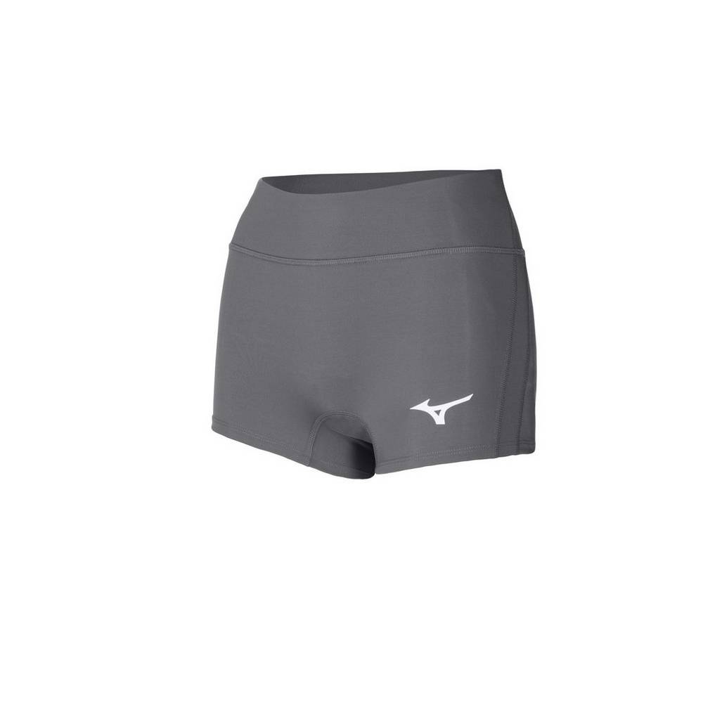 Mizuno Apex 2.5" Inseam - Bayan Şort - Gri Türkiye (JCVGSP-983)